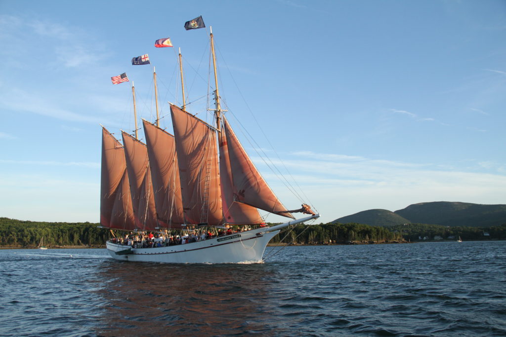 Photo of the Maragaret Todd, part of the fleet from Downeast Windjammer Cruises