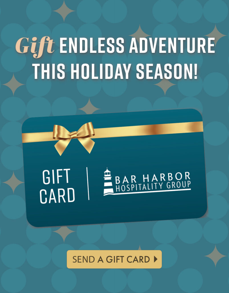 Gift the gift of endless adventure this holiday season with a gift card to the Bar Harbor Villager Motel
